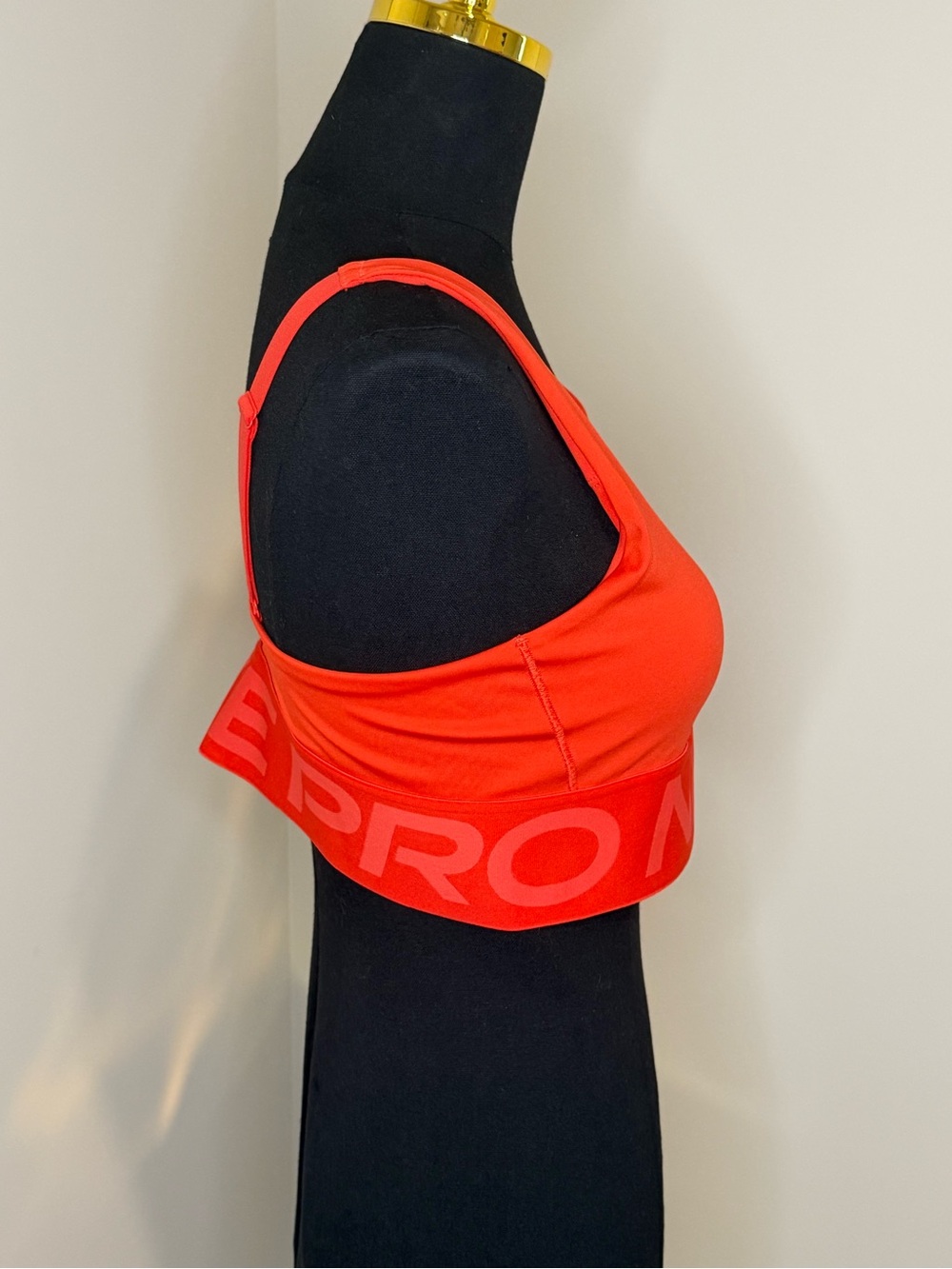 Nike Pro Dry Fit Scoop-Front Logo Sports Bra - Picture 5 of 6